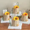 2026 Nuevo Estilo Chino Decoraciones para Pastel del Día del Maestro Adornos Girasol Orquídea Tarjeta de Inserto de Borde "Gracia Inolvidable del Maestro"