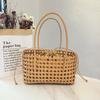 Coreia do Sul Vazio Tecido Cesta de Férias Bolsa Nicho Pingente Chave Praia Compras Axila Portátil Designer Novo