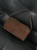 Bolsa Porta Lápices de Piel de Vaca de Primera Capa Fila, Bolso Cruzado de Cuero Genuino para Mujer, Estuche Sencillo Retro para Lápices, Bolso de Mano de Moda al por Mayor