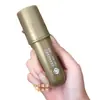 Pluma aplicadora de tinte capilar con péptidos, tubo pequeño dorado, cubre rápidamente las canas y añade color, oculta de forma natural sin dañar el cabello y no se desvanece, una pluma de tinte capilar de un solo uso