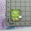 Transparente Fino Brilhante Rosto Resina Acessórios Banho Animal Coelho Pato Urso Cão Hairpin Celular Caso Chaveiro Acessórios Copo de Água