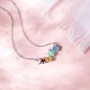 Collar de estrella de mar de la serie Summer Island con diseño original, personalidad femenina de nicho, cadena de clavícula de acero inoxidable para estudiantes estrella.