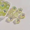 Cuentas de Estrella de Cinco Puntas Coloridas Galaxia Recubiertas de UV Acrílicas Cadena para Teléfono Móvil Colgante Collar Accesorios de Joyería Hechos a Mano con Cuentas para DIY