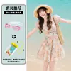 Traje de baño de una pieza floral suave y favorecedor para mujer, estilo verano, que disimula el abdomen, adelgazante, con mangas abullonadas, traje de baño tipo falda, traje de baño de una pieza con falda