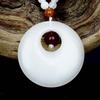 Fábrica de origen directa de jade natural Xinjiang Gobi Golden Jade productos genuinos nueva hebilla de seguridad de jade blanco al por mayor