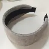 Faixa de Cabeça Grossa de Cano Alto com Listras Largas para Mulheres, Estilo Francês, Suave e Elegante, Simples e Versátil, Faixa de Cabeça de Alta Qualidade para Uso Diário