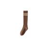 Calcetines Largos Adelgazantes Nuevos de Otoño e Invierno para Mujer Estilo JK Japonés de Media Longitud College Rayados de Dos Barras Largos
