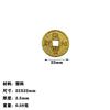 Monedas de Plástico 35/93mm Monedas de Cobre de Imitación Monedas de Oro Monedas de Cobre de Plástico Monedas de Cobre Monedas de Oro Artificiales Kangxi Tongbao Oro de Imitación