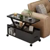Mesa Auxiliar de Cristal para Sofá para Uso Doméstico, Mesa Pequeña para Sala de Estar, Mesa de Café, Mesa Móvil de Lujo Ligero, Mesa de Esquina, Gabinete, Gabinete de Almacenamiento