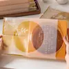 Caja de Embalaje Grande para Pasteles de Luna con Tapa, Piezas de 0.5 kg, una Bandeja Redonda de Plástico Inferior, Bolsa Sellable Engrosada para Empaquetadora de Pasteles de Luna