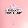 Decoración Acrílica para Pastel Estilo Ins Impresión a Color Color Caramelo Adorno para Pastel Acrílico Colorido para Pastel de Cumpleaños