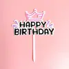 Decoración Acrílica para Pastel Estilo Ins Impresión a Color Color Caramelo Adorno para Pastel Acrílico Colorido para Pastel de Cumpleaños