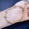 Pulseira de Citrino Brasileiro Pura e Natural, Pedra Natural, Cor Natural, Qualidade Totalmente Clara