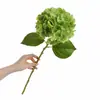 Flor de Hortensia Grande Hidratante con Textura 3D y 176 Pétalos, Flor Artificial para Arreglos Florales de Boda y Decoración, Flor Falsa de Hortensia de Película