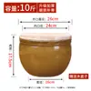 Tarro de Manteca de Cerámica, Resistente a Altas Temperaturas, Recipiente Tradicional para Aceite, Tarro de Aceite Sellado, Tarro de Aceite de Carne de Cerámica, Cilindro de Aceite para el Hogar en la Cocina