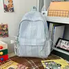 Mochila Listrada Estilo Japonês Ins Novo Modelo Primavera/Verão 2026 Alta Qualidade Mochila Escolar para Campus Estudantil Feminina Leve Pequena