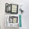 Luces solares de clip, luces para jardín de interior y exterior, encendido/apagado automático al oscurecer, tipo dividido, con sensor de movimiento humano y control remoto, luces de pared