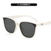 Nuevos Lentes de Sol GM 2024 para Mujer, Modernos Estilo Coreano, Sensación de Alta Gama, Cuadrados, Montura Grande, Lentes de Sol Negros, Protección Solar para Hombre, Protección UV