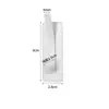 Ganchos Fuertes de Acero Inoxidable Transfronterizos para Puertas de Baño y Tocador, Sin Taladro, Ganchos Adhesivos Sin Rastro para Colgar Ropa