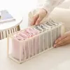 Caixa Organizadora de Malha para Roupa Íntima Doméstica, Organizador de Tecido Dobrável para Calcinhas e Meias, Organizador de Sutiã Estilo Gaveta, Expansível