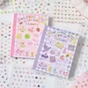 Livro de Adesivos Cortados com Mini Película Decorativa Zaomu Série Narizinho Padrão Fofo Caderno Infantil Adesivos para Nail Art 2 Estilos