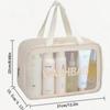 Nueva Bolsa de Tocador Impermeable Conveniente con Separación Húmeda y Seca para Mujeres, Bolsa de Almacenamiento de Tocador de Gran Capacidad para Viajes y Natación