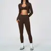 Conjunto de yoga transfronterizo sin costuras, secado rápido, elegante diseño de espalda, atuendo deportivo, ropa casual para correr, ropa de fitness de alta elasticidad para mujer, 5112