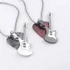 Collar con Púa de Guitarra para Hombre Hip Hop Rock Colgante de Acero Inoxidable Diseño de Nicho Acero de Titanio Joyería para Pareja Tendencia al por Mayor