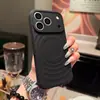 Adecuado para Funda de Teléfono iPhone 17 Pro Max, Silicona Líquida con Patrón de Olas, Succión Magnética, Protección Completa Contra Caídas para iPhone 16, Protección para iPhone 15