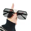 Novos Óculos de Sol Personalizados Meia-Armação, Óculos de Sol Poligonais da Moda, Óculos Especiais Masculinos para Dirigir