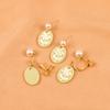 Brincos de prata S925 estilo japonês e coreano, todos combinando, brincos simples, personalidade, brincos elegantes, primavera e verão, para meninas B388