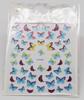 Coloridas Mariposas Láser Pegatinas para Uñas de Mariposa Arte de Uñas 3D Retro Lindas Parches para Uñas con Respaldo Adhesivo Estilo Retro Hecho a Mano