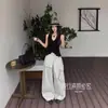Pantalones casuales de alta gama, holgados, de moda de verano 2026, para chica hot retro americana, dulces y muy guapos