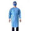 Bata de Aislamiento Desechable Runzheng Mingyou Mismo Estilo Hospitalario Anti-Manchas Vestido Inverso Sms Ganadería Bata de Aislamiento Impermeable