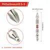 Juego de Brocas de Torque con Anillo Antideslizante de Doble Punta para Destornilladores Eléctricos, Accesorios de Herramientas Manuales para Ferretería Combinación PH2