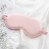Máscara de Dormir para Olhos de Seda Sintética para Soneca, Bloqueadora de Luz, Respirável, Máscara Elástica para Olhos com Logotipo Impresso, Máscara de Olhos de Seda Dupla Face Venda por Atacado