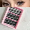 Pestañas postizas transfronterizas, las más vendidas en Amazon en Europa y América, DIY de raza mixta asiática, calientes y audaces, gruesas y voluminosas con capas distintas