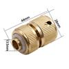 Adaptador de grifo de lavadora, conector de tubería de entrada, conector estándar de 4 puntos, conector de boquilla de conversión de calibre de 4 puntos