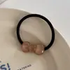 Goma para el pelo transparente con lazo pequeño y brillo, versátil y linda para el uso diario, diadema elástica básica para niñas