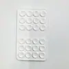 Nova Ventosa de Silicone Dupla Face com 28 Peças, Suporte de Telefone Quadrado Multifuncional de Silicone, Ventosa com Logotipo Personalizado