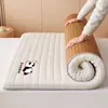 Colchón de dormitorio estudiantil, cojín suave, colchoneta plegable individual, adecuada para uso doméstico y de alquiler, tatami de esterilla de ratán de doble propósito