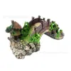 Suprimentos do Fabricante Paisagismo de Aquário Ponte Decorativa Aquário Ponte de Resina Plataforma de Escalada para Tartaruga Aquário Ponte em Arco Retro Ornamentos de Simulação