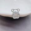Aretes Pequeños para Hueso de la Oreja para Mujer, Chapados en Cobre con Plata, Pendientes Incrustados de Circonita, Estilo Niche Exquisito, Pendientes de Circonita de Lujo Ligero de Moda al por Mayor