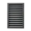 Persianas a Prueba de Lluvia Aleación de Aluminio Cubierta Exterior para Aire Acondicionado Rejilla de Ventilación Extracción en Pared Exterior Fabricante de Personalización de Persianas a Prueba de Lluvia