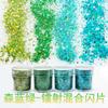 DIY Hemp Crystal Glue Drops UV Cola Sequins Glitter Misto Sequins Gradient Colorido Filler Set
