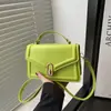 Bolso Nuevo para Mujer 2025 Estilo Popular Otoño Bolso Cruzado Casual Simple Pequeño Cuadrado de Mano Bolso de Moda de Nicho