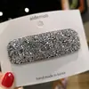 Grampo BB Brilhante de Diamante Quebrado Retro Coreano Simples Versátil Estilo Celebridade da Internet Grampo de Cabelo Básico Grampo para Franja Grampo de Borda Adulto