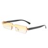 Gafas de Sol de Una Pieza Estilo Europeo y Americano Gafas Únicas de Montura Pequeña Ins Estilo Celebridad de Internet Gafas de Sol para Mujer