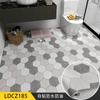 Pegatinas autoadhesivas de PVC para suelo de cocina y baño, pegatinas para azulejos de inodoro, papel tapiz DIY, impermeables, a prueba de humedad y antideslizantes.