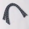 Pontas de Corda Revestidas de Borracha, Cordões para Chapéu de Lona, Cordões de Ajuste com Pontas Duplas Revestidas de Borracha, Pontas de Cordão para Capuz de Moletom com Cabeça Redonda e Plana, Cordões para Calças, Cadarços